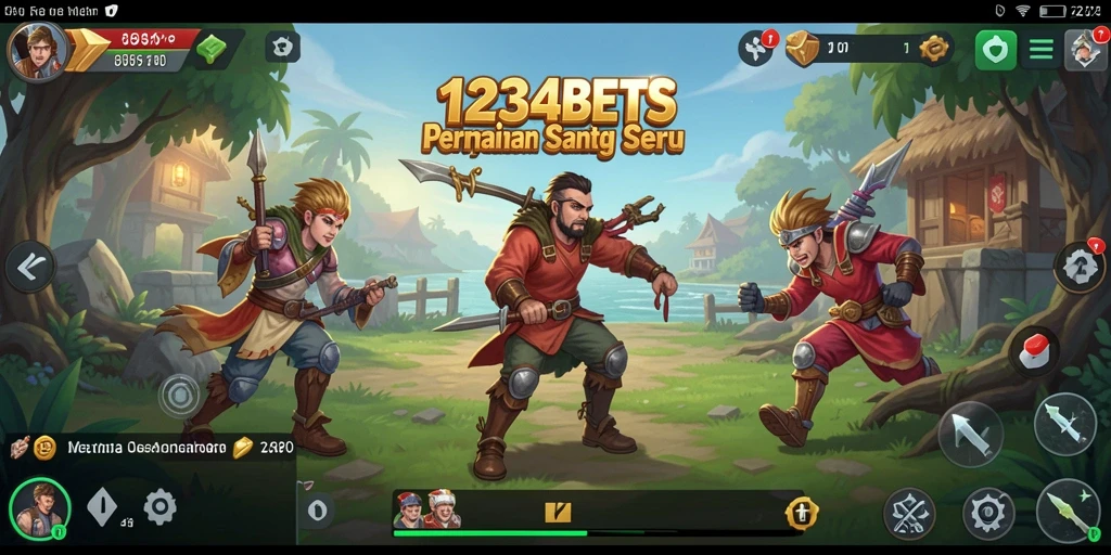 Tampilan gameplay menarik dari 1234BETS yang penuh warna.