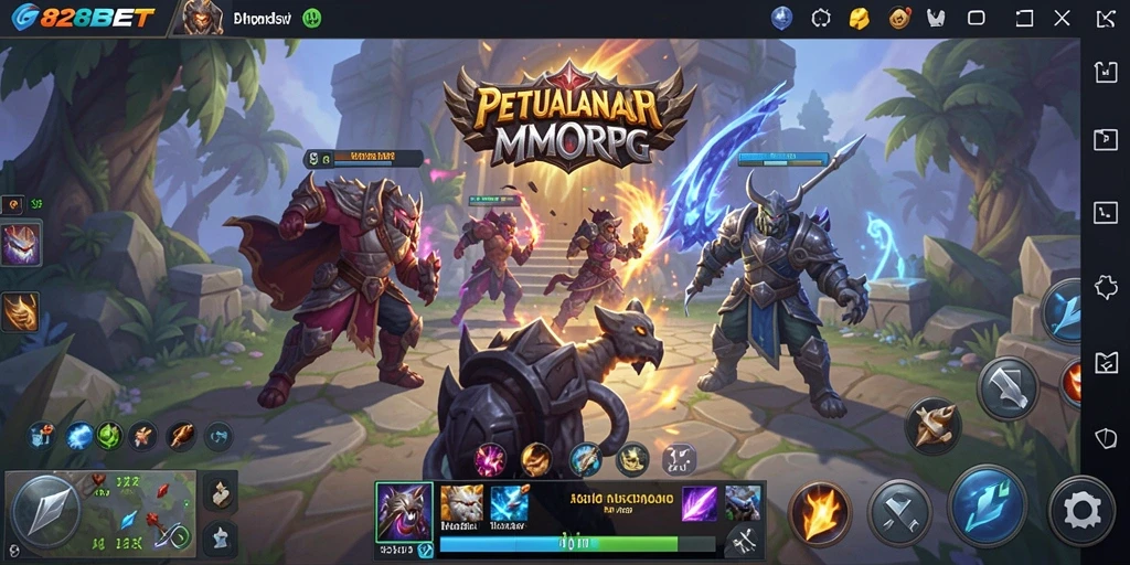 Tampilan gameplay 828BET yang memukau dan menantang.