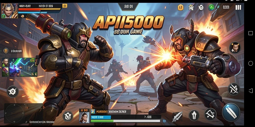 Tampilan gameplay pertarungan seru dari API5000