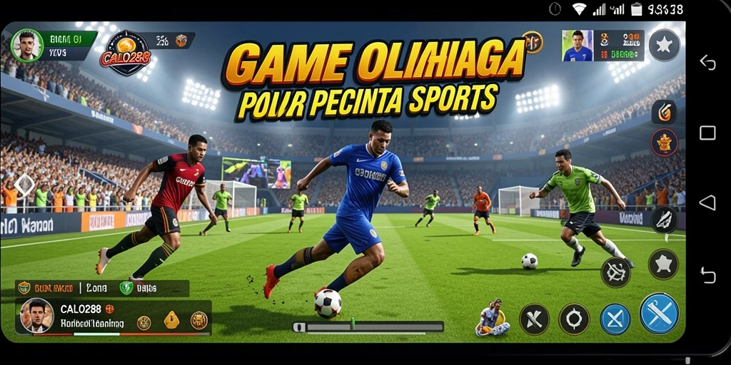 Screenshot CALO288 menampilkan aksi seru dalam gameplay olahraga.