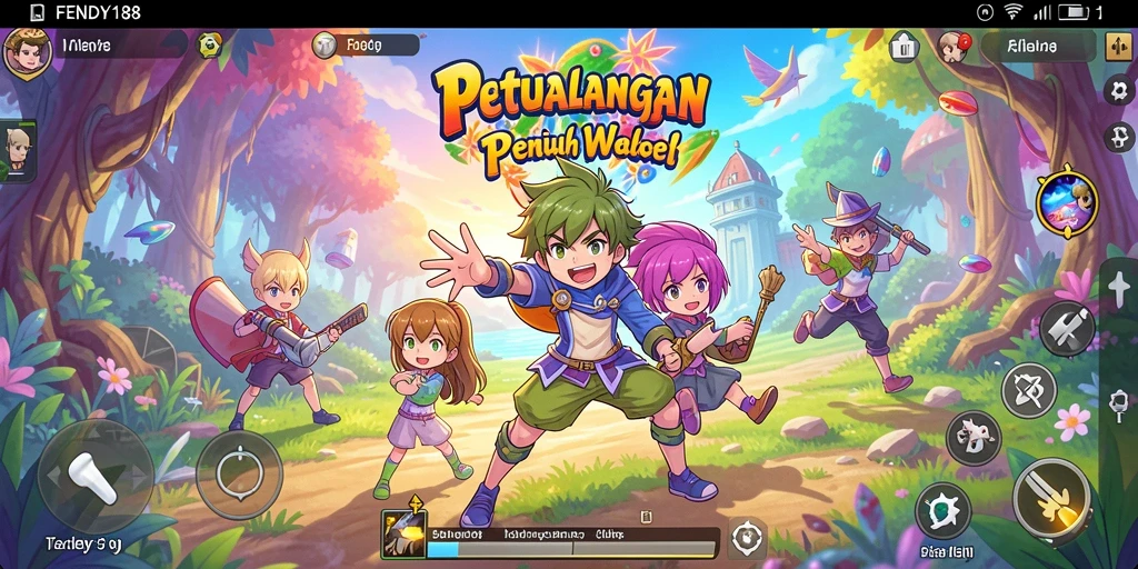 Screenshot FENDY188 menampilkan karakter Anime dalam aksi petualangan seru.