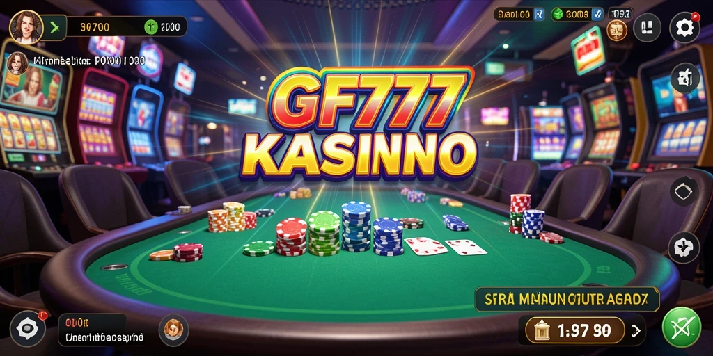 Screenshot gameplay menarik dari GF777 dengan berbagai slot.