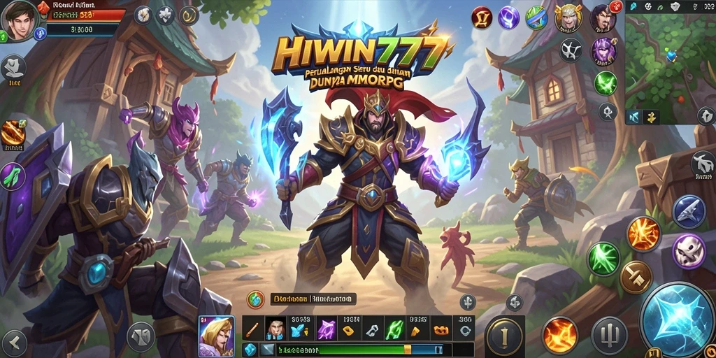 Tampilan gameplay HIWIN777 yang mengasyikkan dalam dunia MMORPG.
