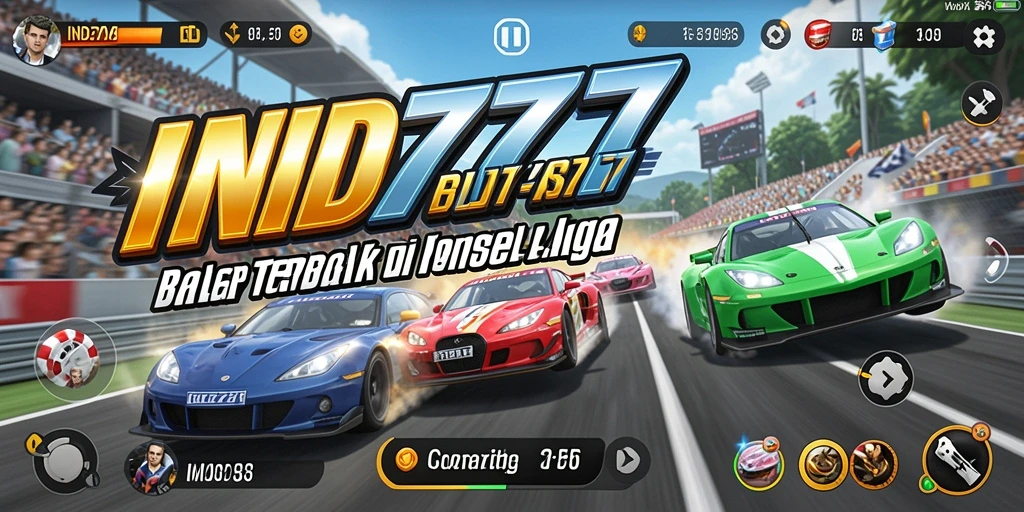 Screenshot gameplay IND777 yang menampilkan balapan seru dan mendebarkan.