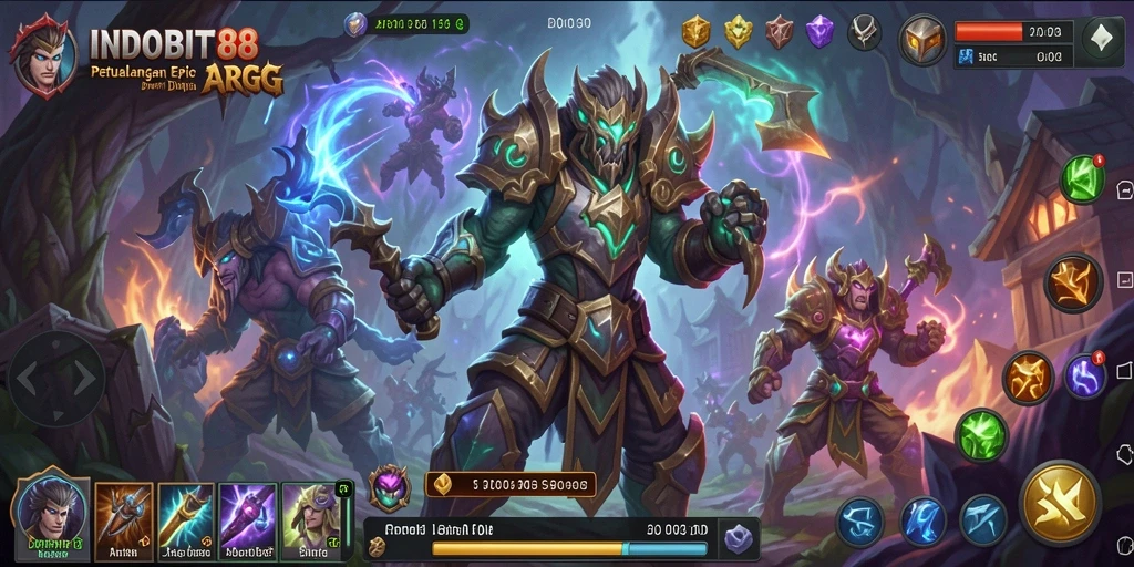Gameplay menawan dari INDOBIT88 yang menawarkan pengalaman ARPG seru.