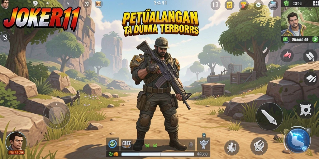 Tampilan gameplay menarik dari dunia terbuka JOKER11.