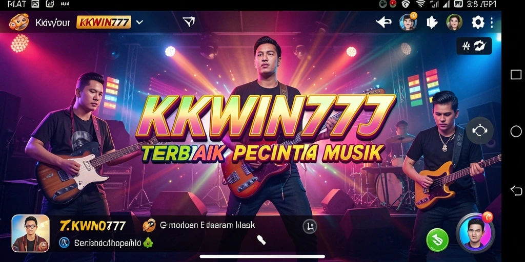 Tampilan gameplay KKWIN777 yang menarik dan penuh musik.