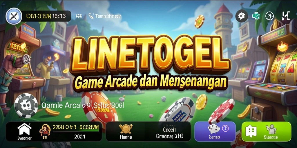 Tampilan gameplay seru di LINETOGEL dengan elemen Arcade.