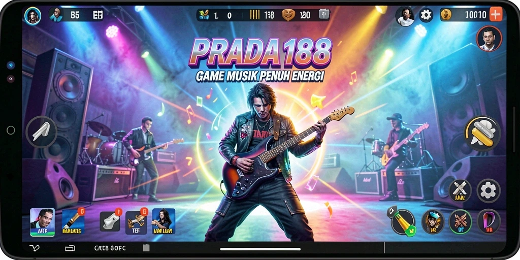 Tampilan gameplay PRADA188 menampilkan keseruan permainan musik.