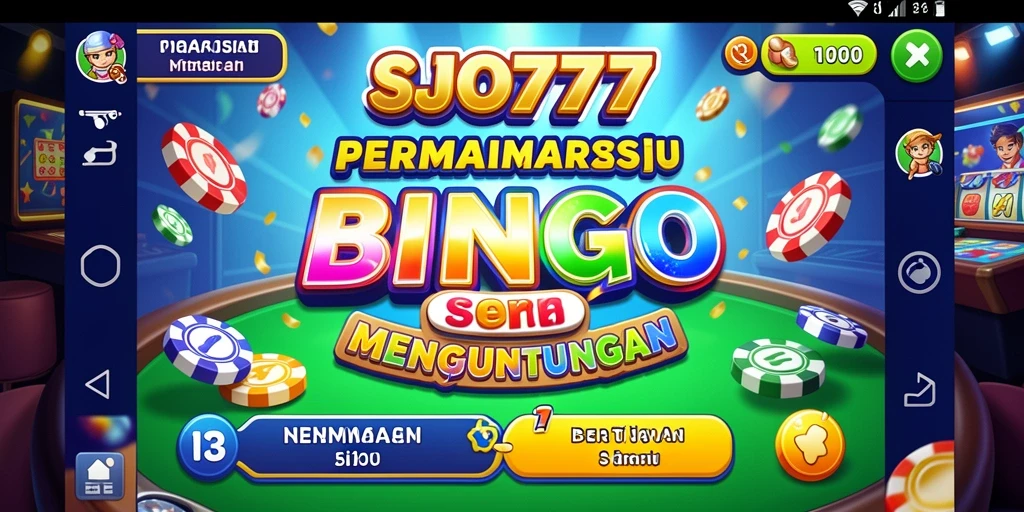 Tampilan gameplay seru dari SJO777 yang menonjolkan keseruan bermain Bingo.
